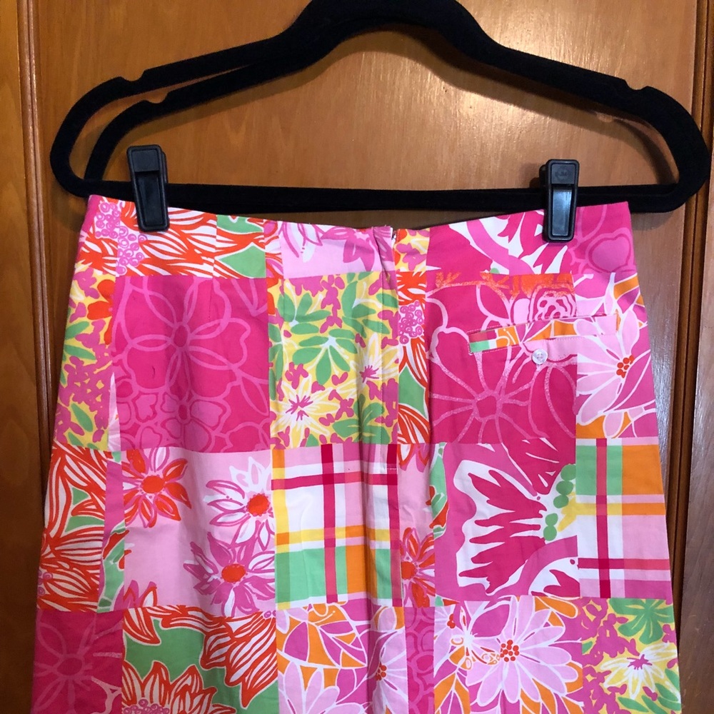 Lilly Pulitzer Patchwork Patterned Skirt - image 2
